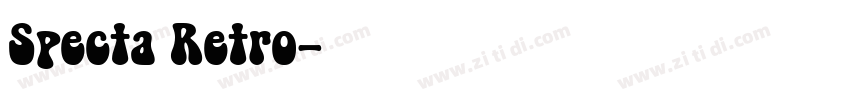 Specta Retro字体转换